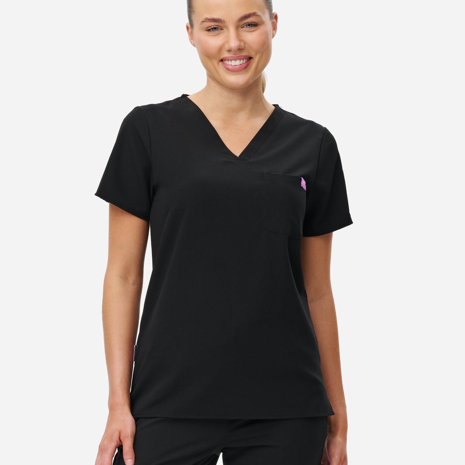 Womens Basic Scrub Top