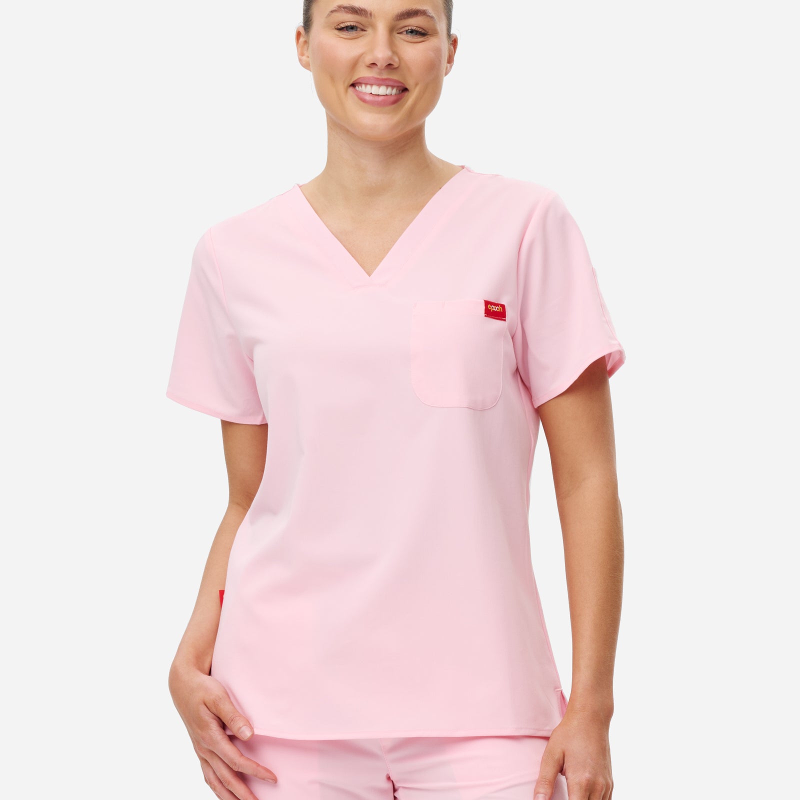 Womens Basic Scrub Top